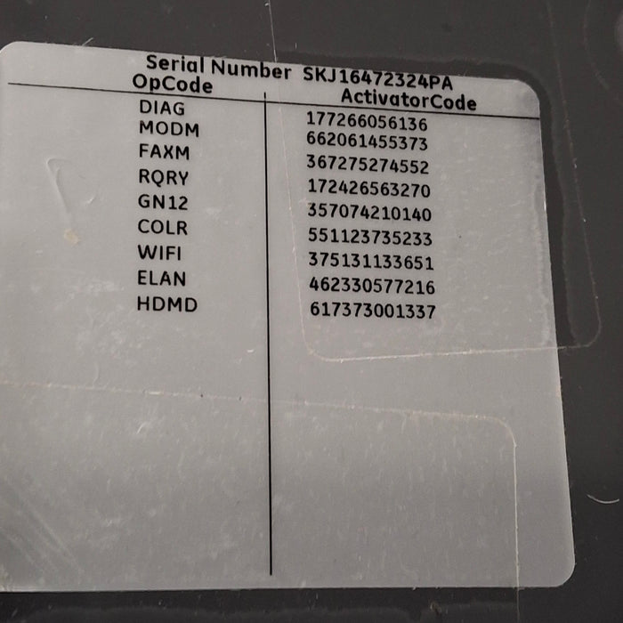 GE Healthcare MAC 5500 HD ECG without CAM Module