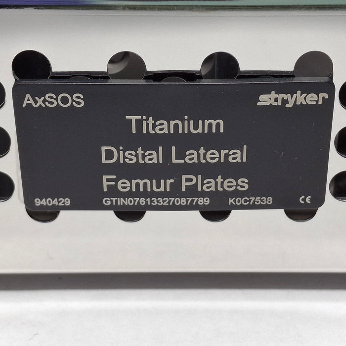 Stryker AxSOS Titanium Distal Lateral Femur Plates