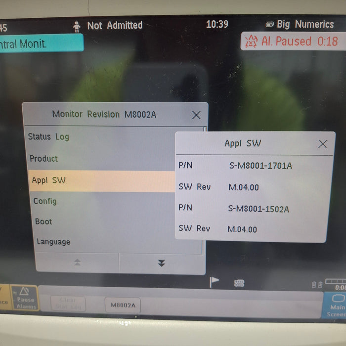 Philips IntelliVue MP30 - Anesthesia Patient Monitor