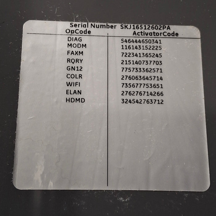 GE Healthcare MAC 5500 HD ECG without CAM Module