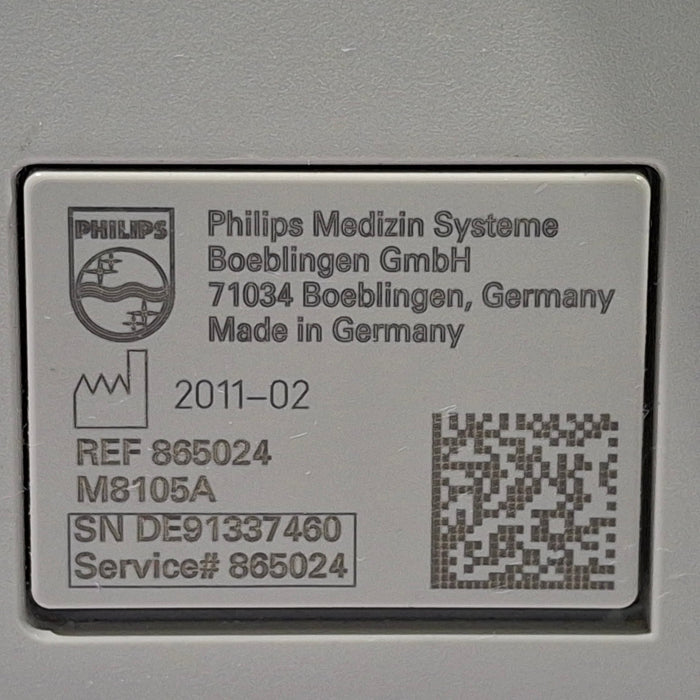 Philips Intellivue MP5 - ECG, Fast SpO2, NIBP, Press, Temp Patient Monitor