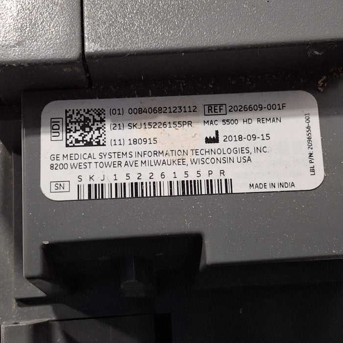 GE Healthcare MAC 5500 HD ECG without CAM Module