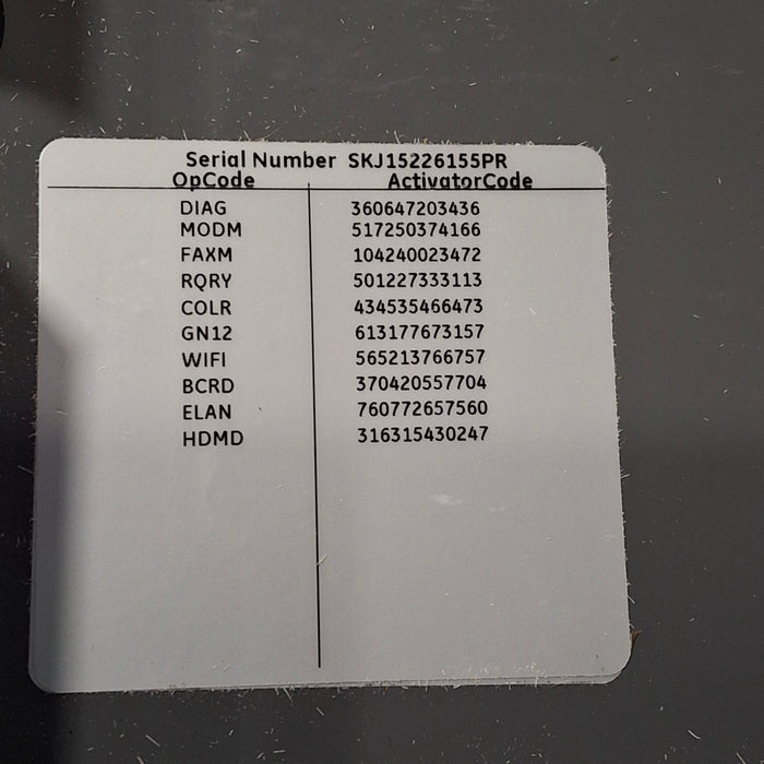 GE Healthcare MAC 5500 HD ECG without CAM Module