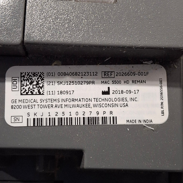 GE Healthcare MAC 5500 HD ECG without CAM Module