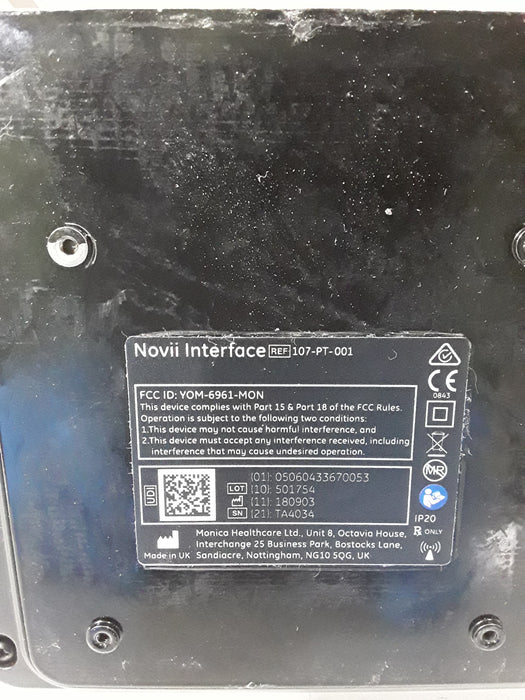 Monica Healthcare Limited 107-PT-001 Fetal Monitor