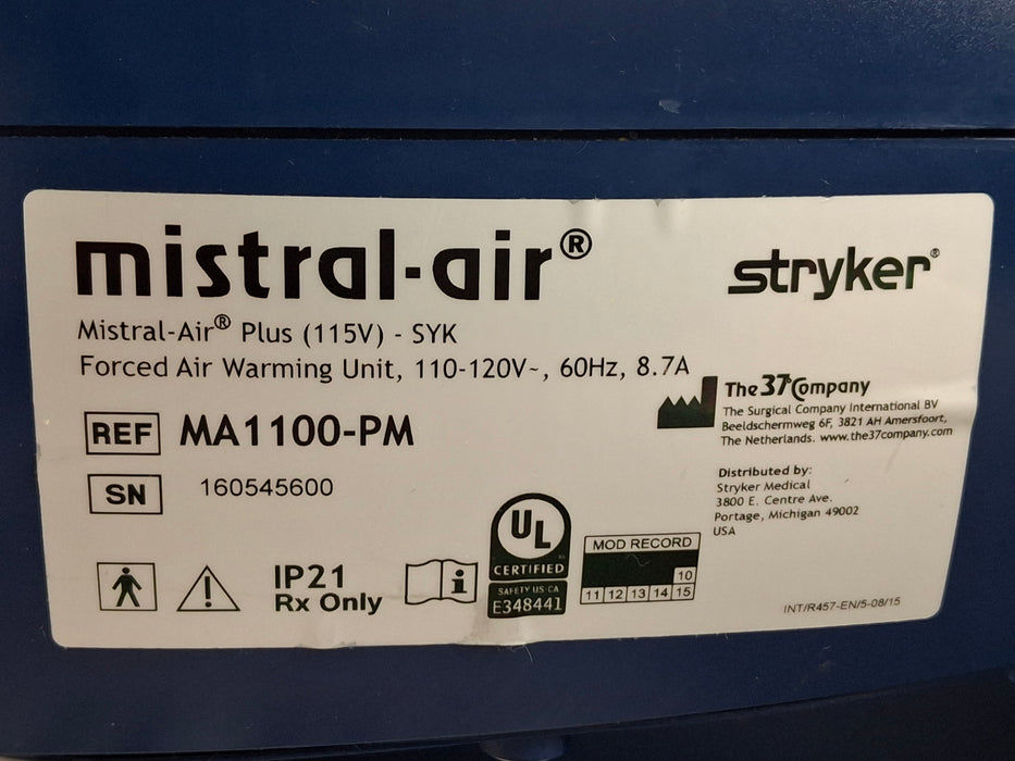 Stryker Mistral-Air Forced Air Warming System