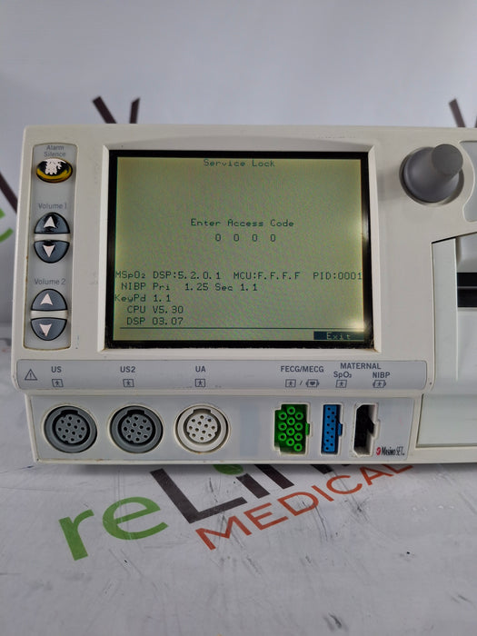 GE Healthcare Corometrics 250 Series Model 259 Fetal Monitor