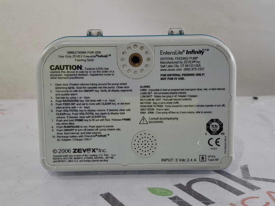 Moog Medical Enteralite Infinity Enteral Feeding Pump