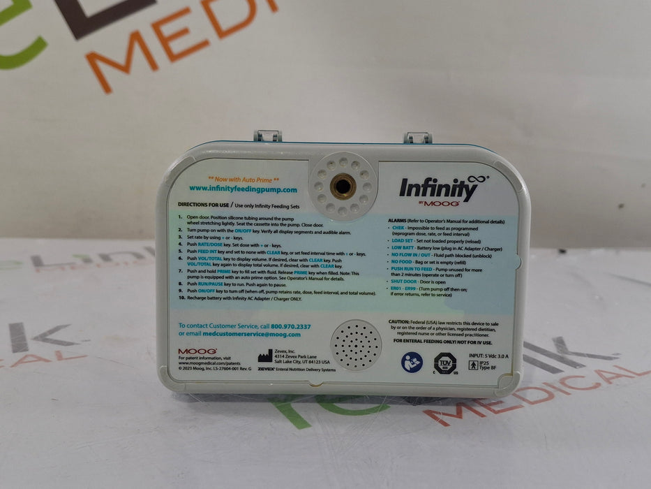 Moog Medical Infinity Enteral Feeding Pump