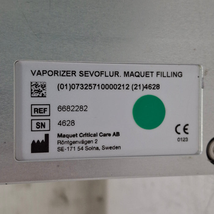 Maquet 6682282 Sevoflurane Vaporizer