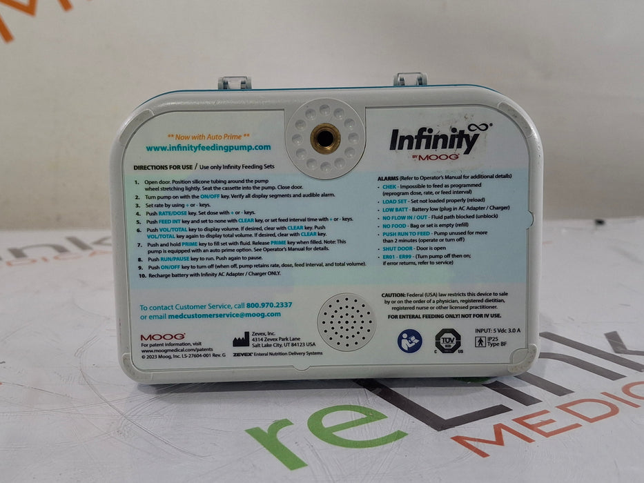 Moog Medical Infinity Enteral Feeding Pump