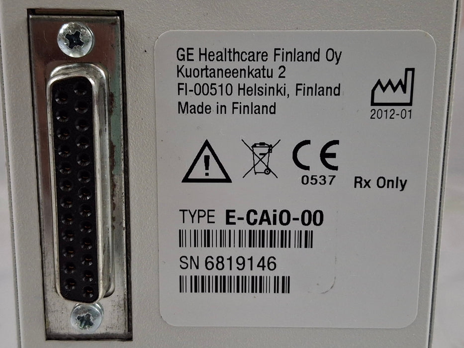 GE Healthcare E-CAiO-00 Gas Exhaust Module