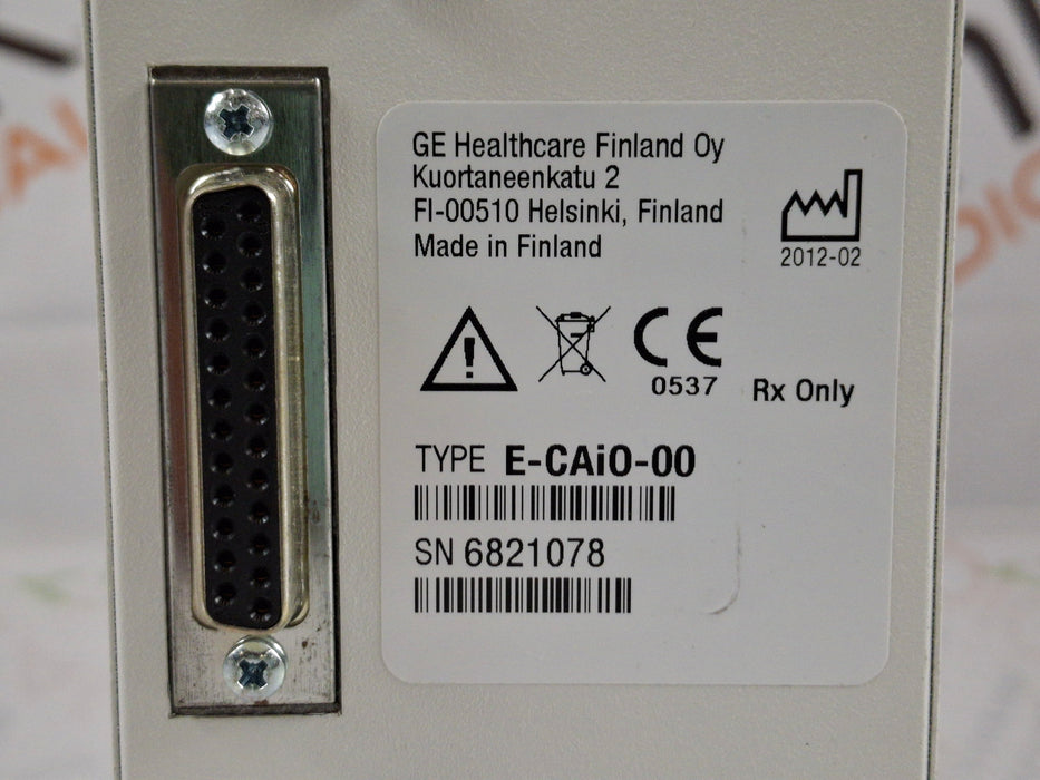 GE Healthcare E-CAiO-00 Gas Exhaust Module
