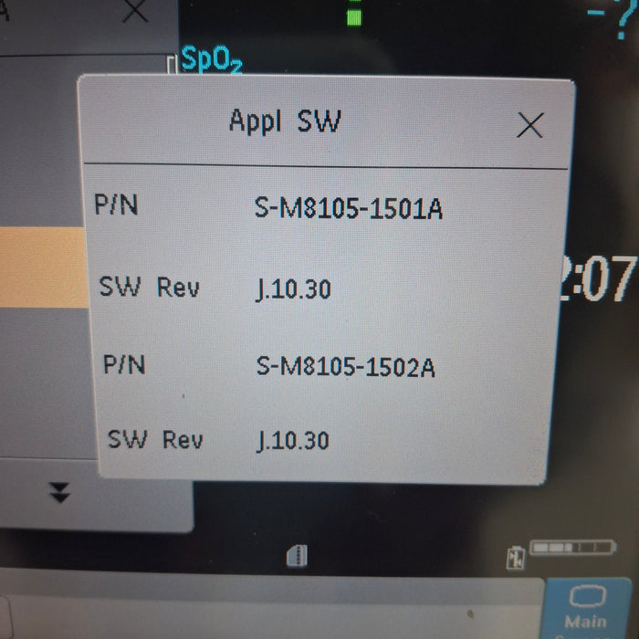 Philips Intellivue MP5 - ECG, Fast SpO2, NIBP Patient Monitor