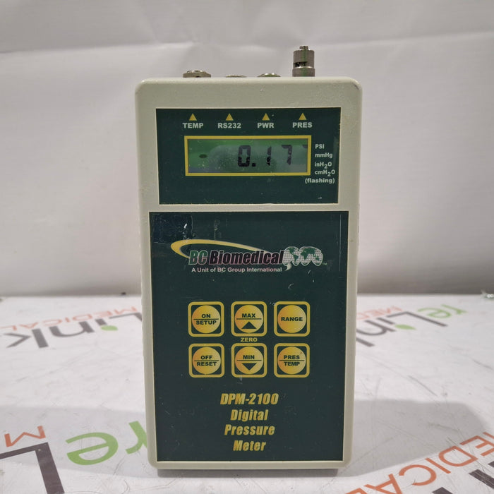 BC Biomedical DPM-2100 Digital Pressure Meter