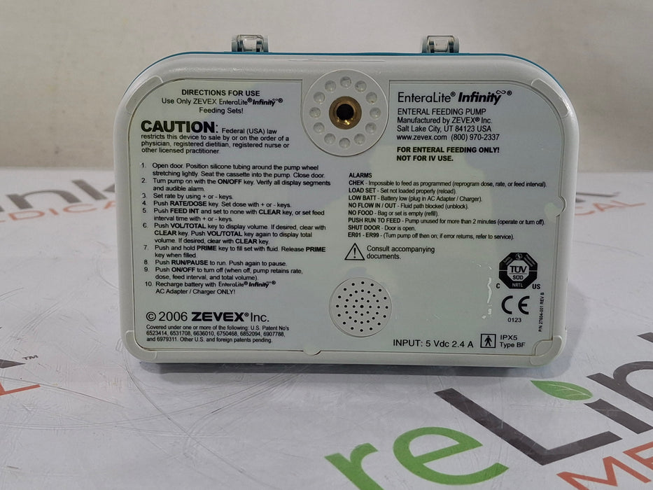 Moog Medical Enteralite Infinity Enteral Feeding Pump