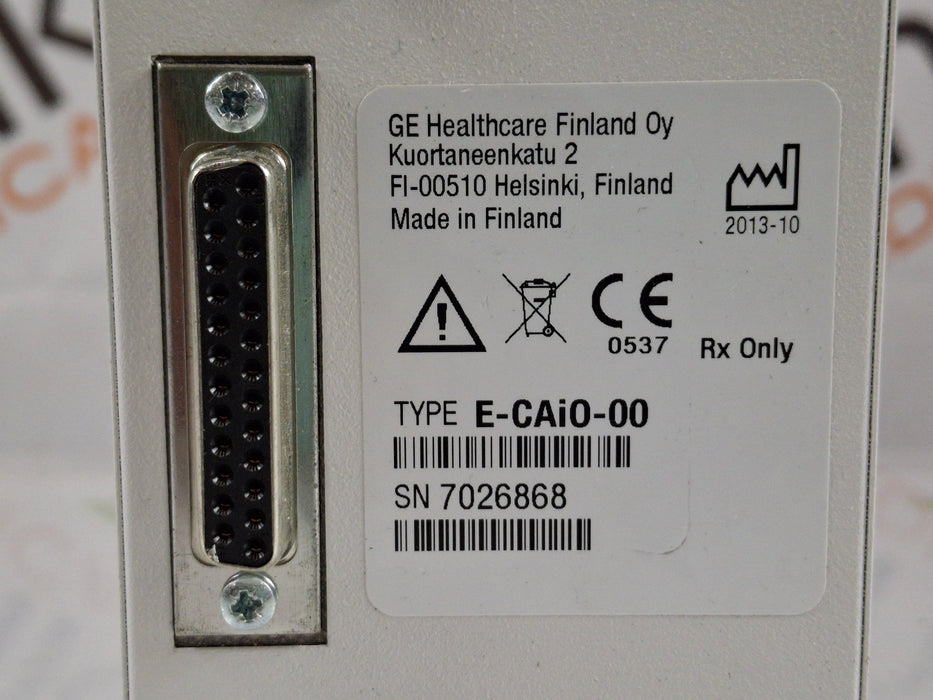 GE Healthcare E-CAiO-00 Gas Exhaust Module
