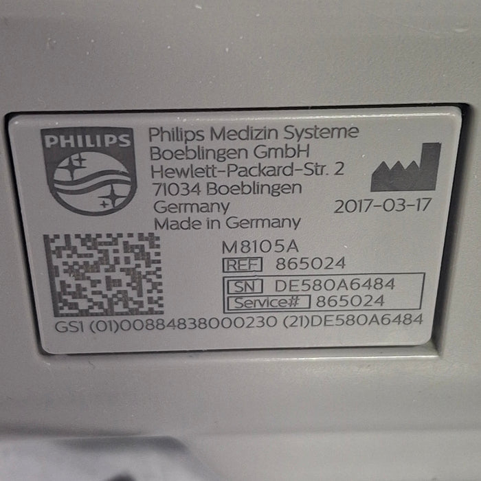 Philips Intellivue MP5 - ECG, Fast SpO2, NIBP, Press, Temp Patient Monitor