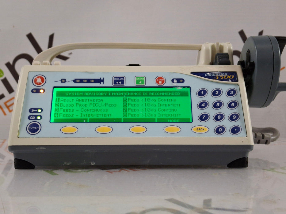 Smiths Medical Medfusion 3500 Syringe Infusion Pump