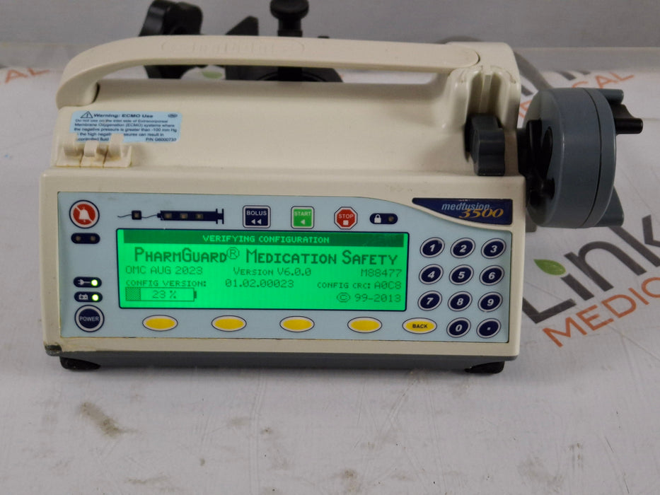 Smiths Medical Medfusion 3500 Version 6 Syringe Infusion Pump