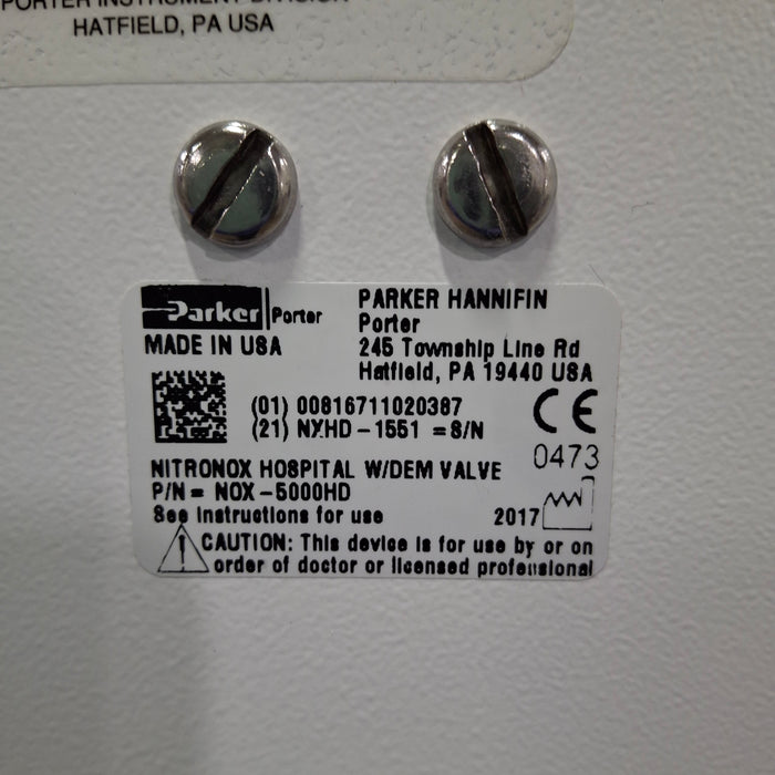 Parker Porter Nitronox Nitrous Oxide/Oxygen System