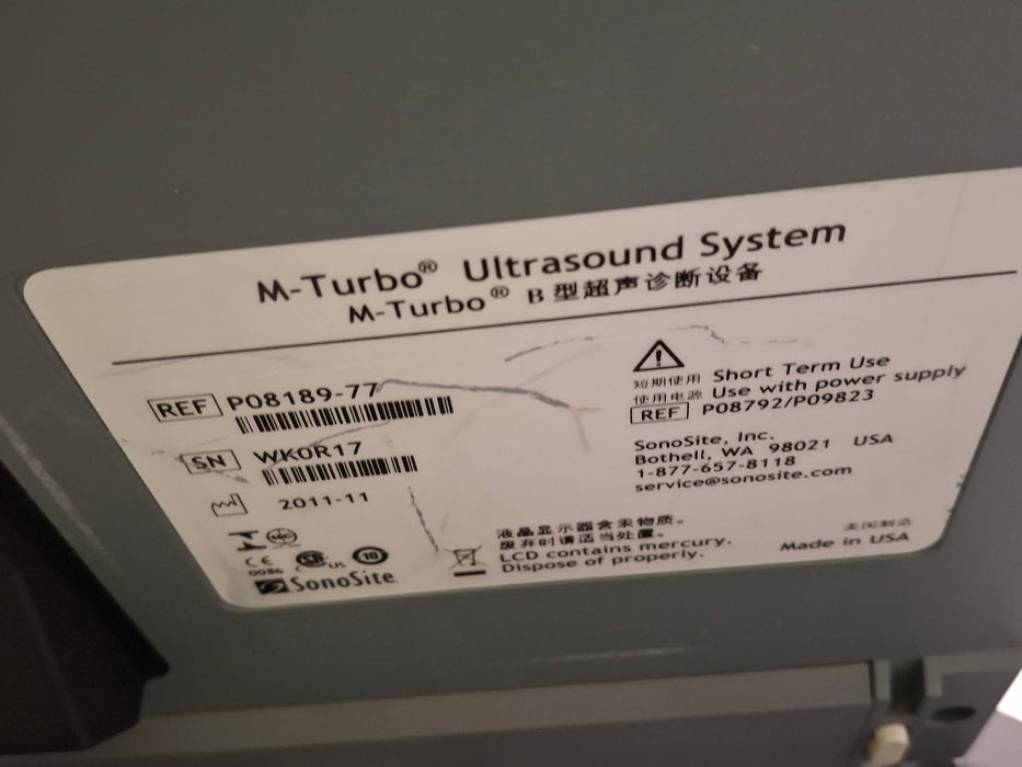 Sonosite M-Turbo Ultrasound