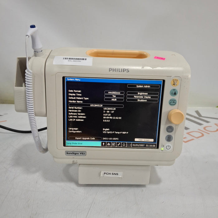 Philips Suresigns VS3 Vital Signs Monitor