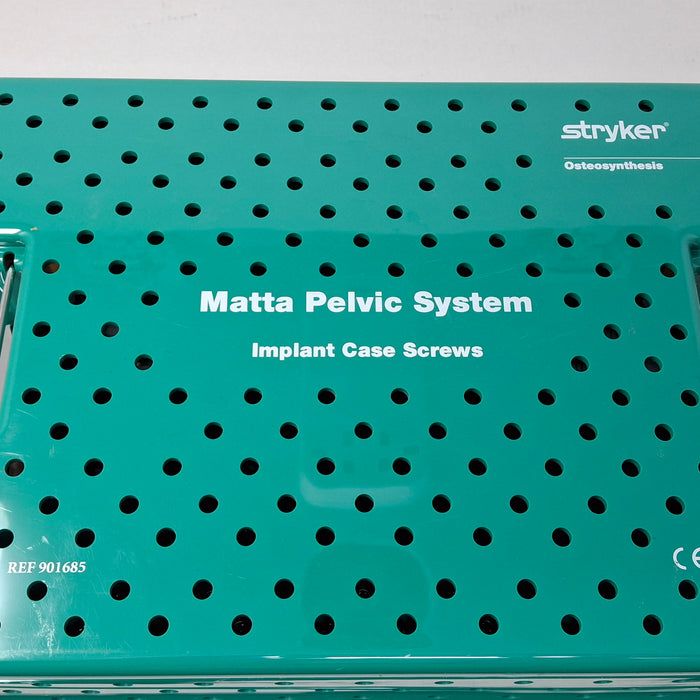 Stryker 901685 Matta Pelvic System Implant Case Screws