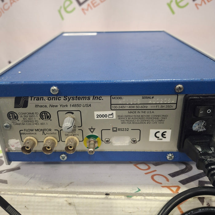 Transonic Systems INC HT110 Bypass Flow Meter