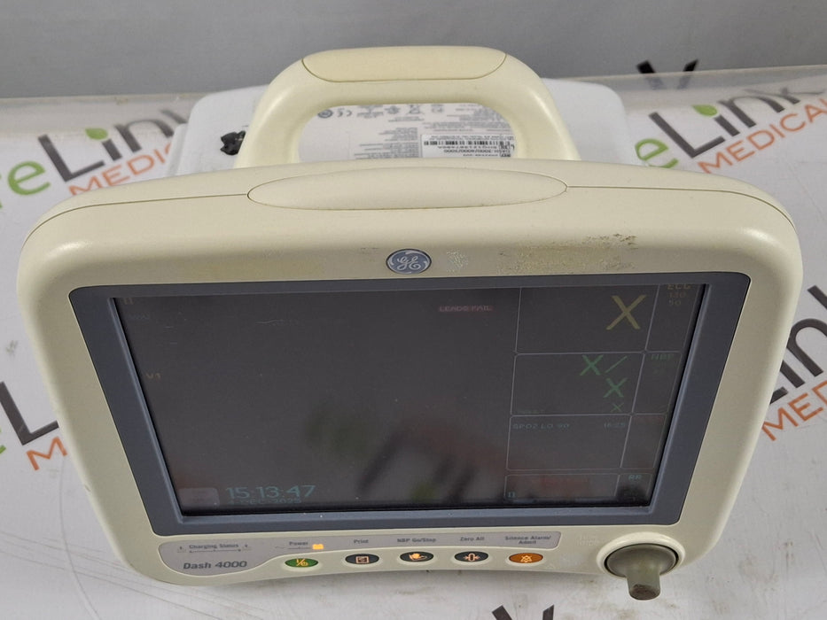 GE Healthcare Dash 3000 - GE/Nellcor SpO2 Patient Monitor