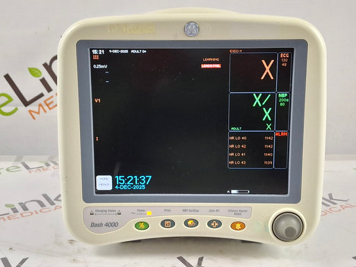 GE Healthcare GE Healthcare Dash 4000 - GE/Nellcor SpO2 Patient Monitor Patient Monitors reLink Online