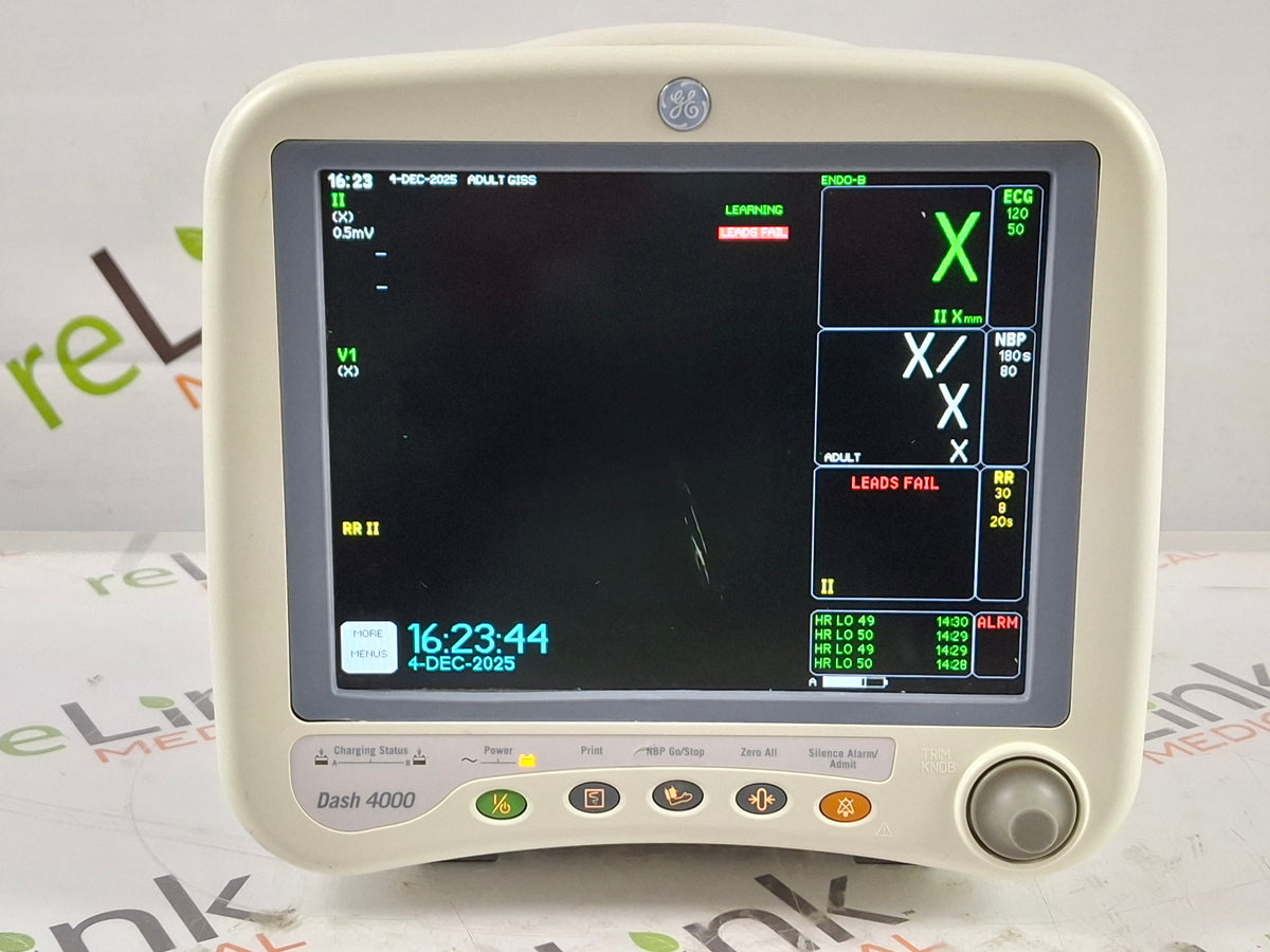 GE Healthcare Dash 4000 - GE/Nellcor SpO2 Patient Monitor