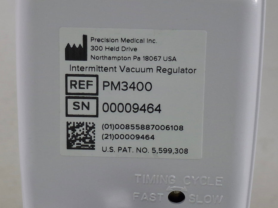 Precision Medical PM3400 Pediatric Continuous Intermittent Vacuum Regulator