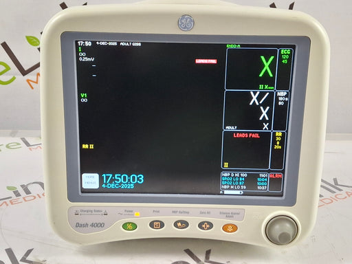 GE Healthcare GE Healthcare Dash 4000 - GE/Nellcor SpO2 Patient Monitor Patient Monitors reLink Online