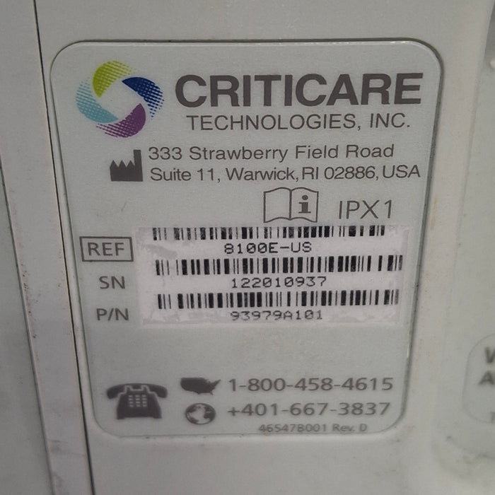 Criticare nGenuity 8100E-US Patient Monitor