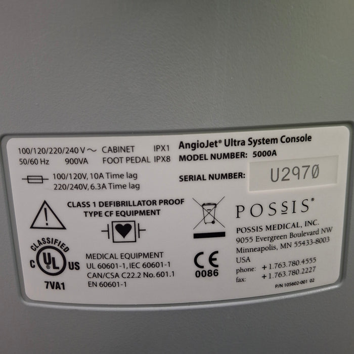 Medrad Possis 5000A AngioJet Thrombectomy System