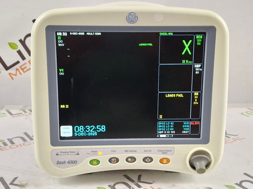 GE Healthcare GE Healthcare Dash 4000 - GE/Nellcor SpO2 Patient Monitor Patient Monitors reLink Online