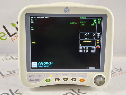 GE Healthcare GE Healthcare Dash 4000 - GE/Nellcor SpO2 Patient Monitor Patient Monitors reLink Online