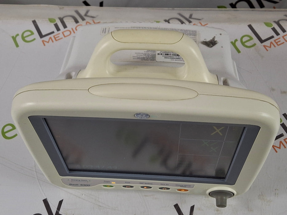 GE Healthcare Dash 4000 - GE/Nellcor SpO2 Patient Monitor