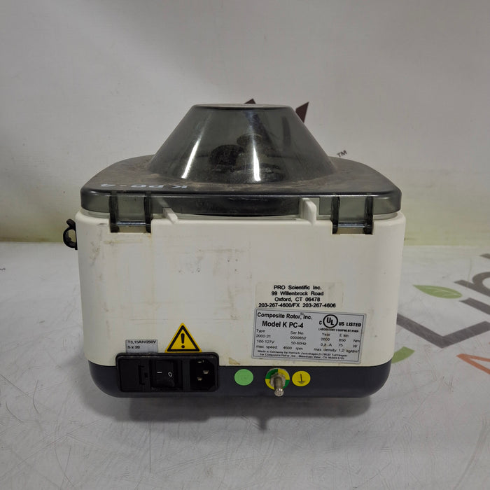 Composite Rotor, Inc. K PC-4 Centrifuge