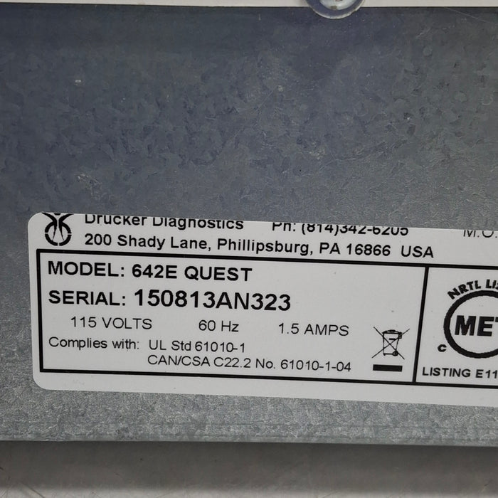 Drucker Diagnostics 642E Centrifuge