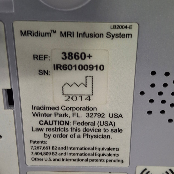 Iradimed MRidium 3860+ w/3861 MRI Infusion Pump