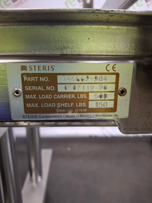 Steris 146669 Amsco Sterilizer Loading Cart