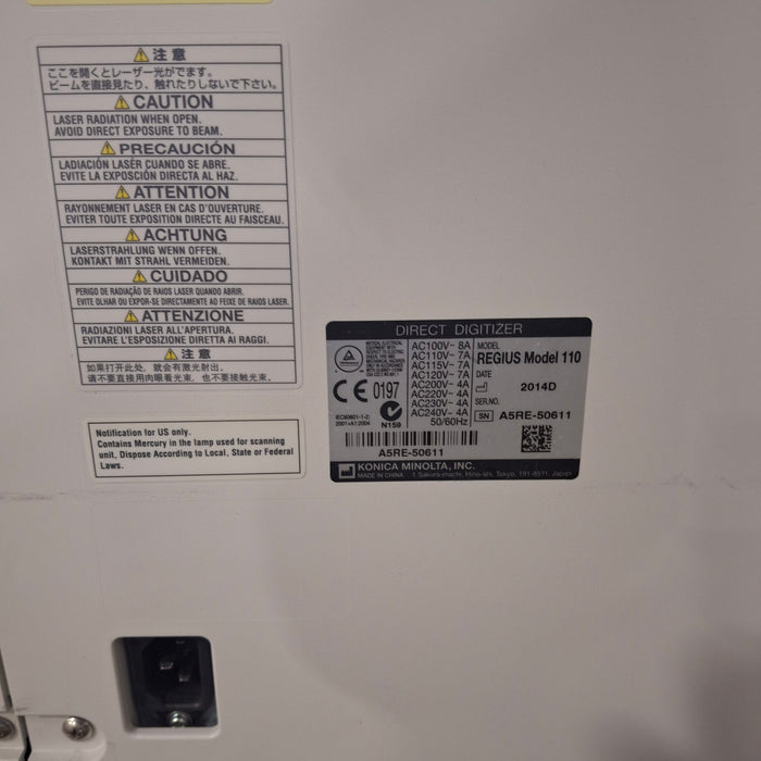 Konica Minolta Regius 110 CR Reader