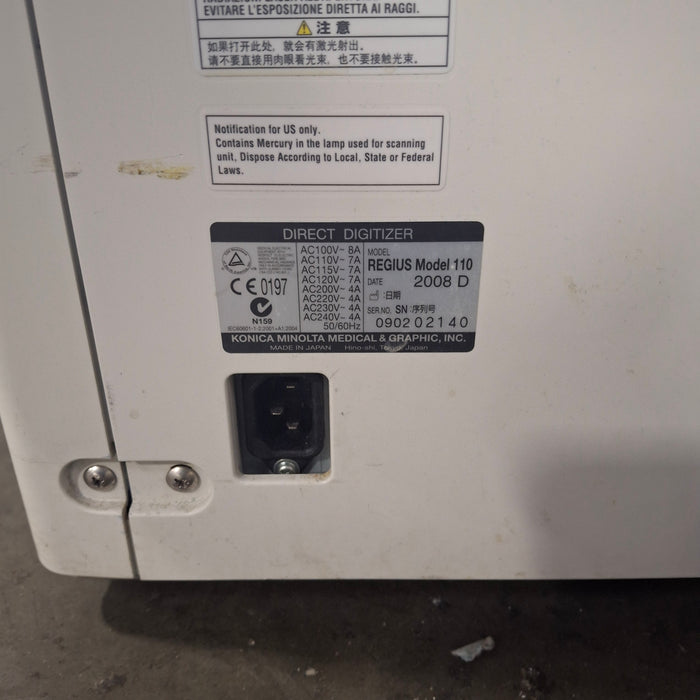 Konica Minolta Regius 110 CR Reader
