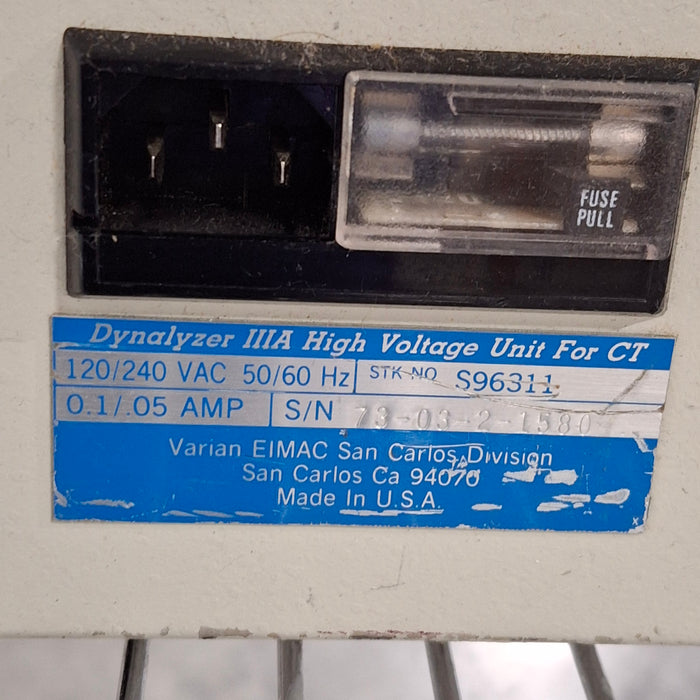 Varian Dynalyzer III X-Ray Calibration Kit