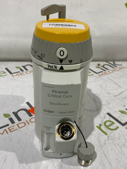 Draeger Medical Vapor 2000 Sevoflurane Vaporizer