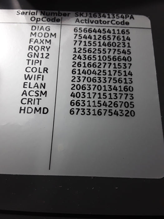 GE Healthcare MAC 5500 HD ECG without CAM Module