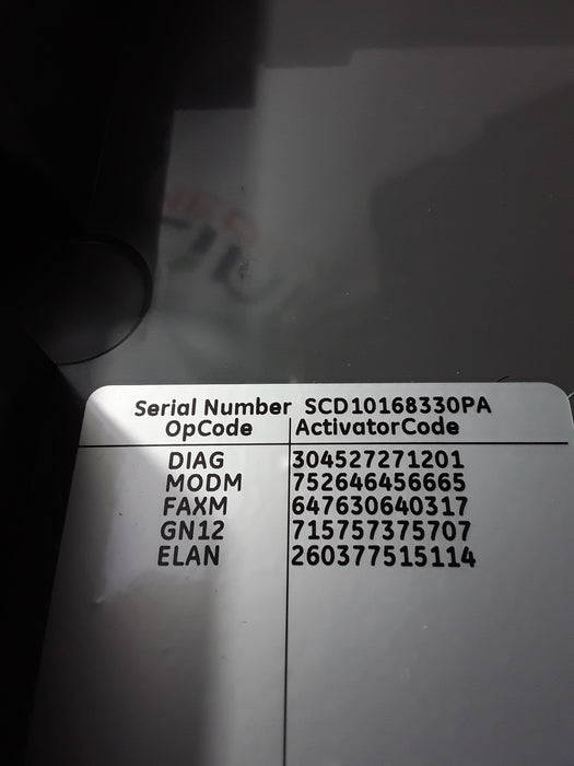 GE Healthcare MAC 5500 ECG without CAM Module