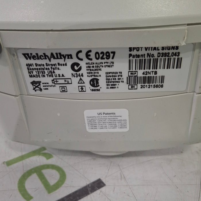 Welch Allyn Spot 420 - NIBP, Temp, Nellcor SpO2 Vital Signs Monitor